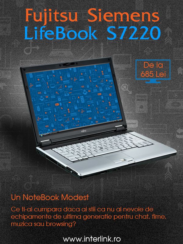 Fujitsu Siemens Lifebook S7220 – Un laptop modest
