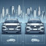 comparative-digital-drawing-of-two-normal-cars-with-dimensions-like-a-technical-drawing