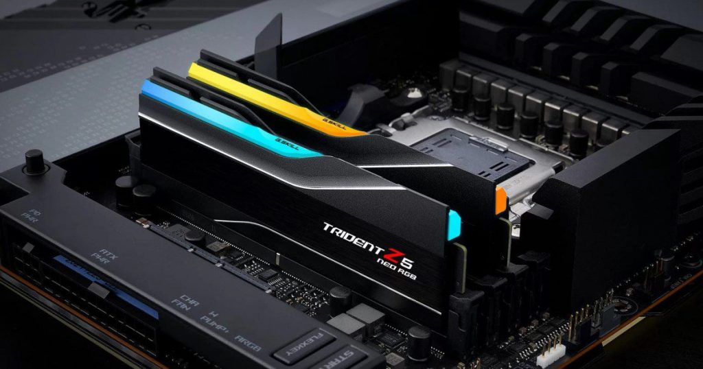 DDR6 RAM 2027 memory module with futuristic design