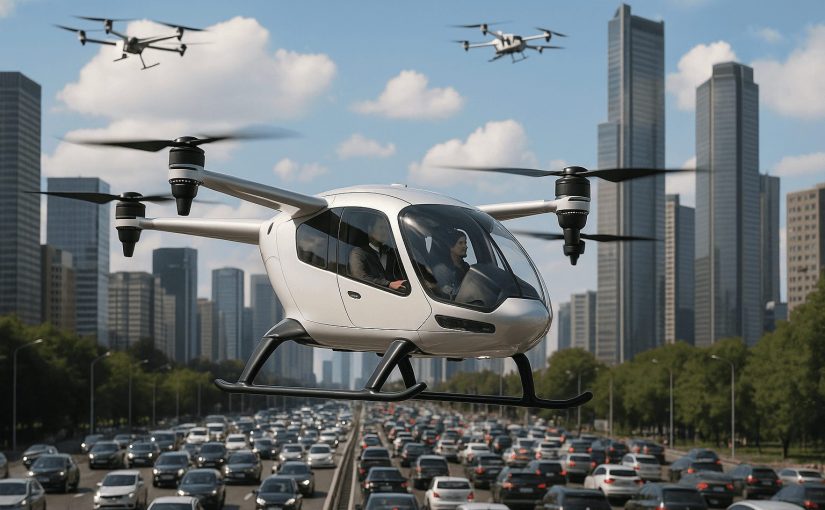 Drone de pasageri: taxiurile aeriene devin realitate în marile orașe
