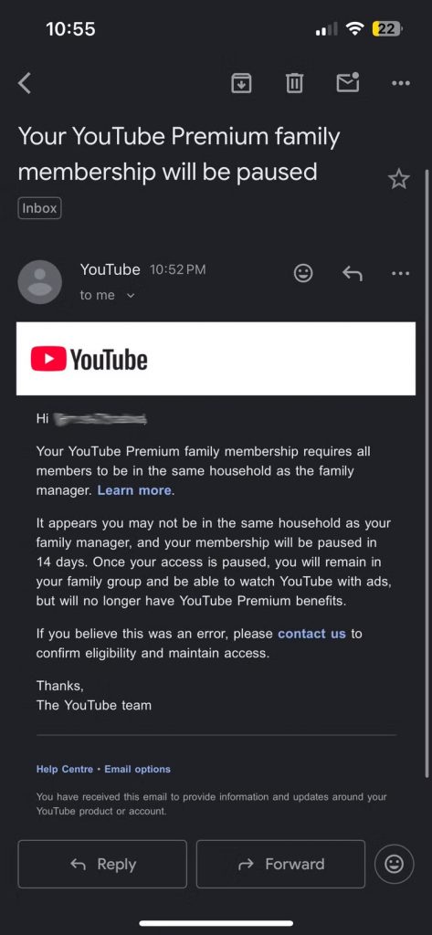 YouTube începe să verifice conturile abonaților Premium Family