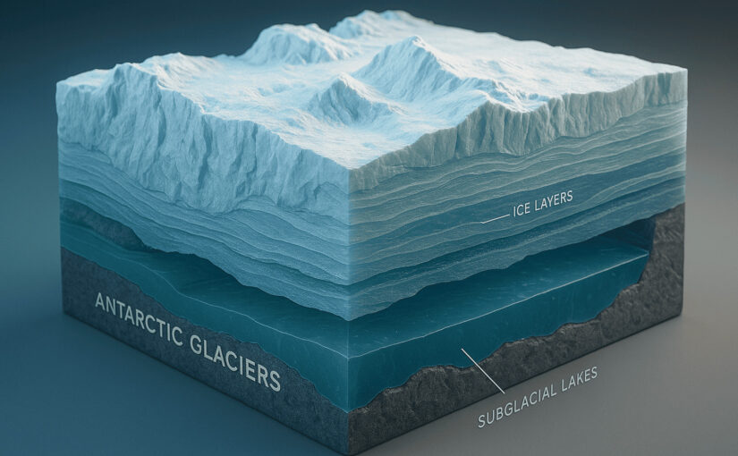 Hărțile 3D subglaciare &ndash; cum descoperim lacuri ascunse sub ghețarii Antarcticii