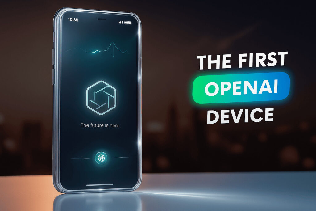 Smartphone AI-first cu interfață minimalistă și elemente holografice