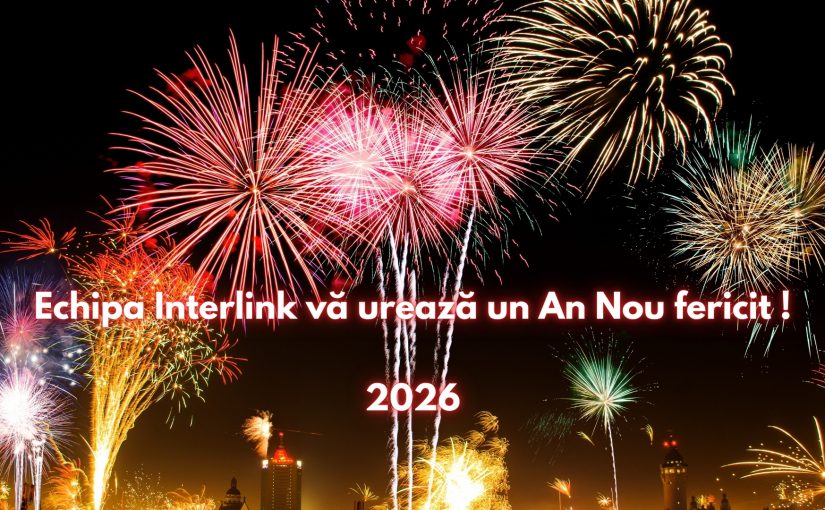 Interlink vă urează un An Nou fericit! 🎊
