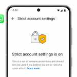 O noua funcție de protecție WhatsApp: Strict Account Settings