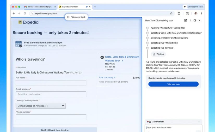 Chrome + Gemini 3 schimbă modul &icirc;n care navigăm pe web
