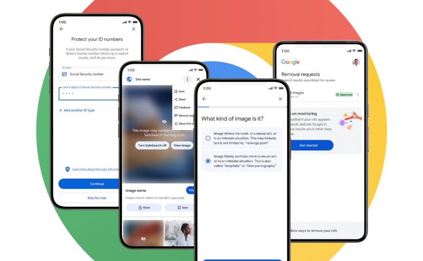 Poze nud personale apărute online? Google îți oferă o soluție