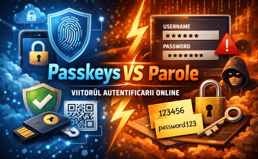 Passkeys vs Parole &ndash; Viitorul Autentificării Online