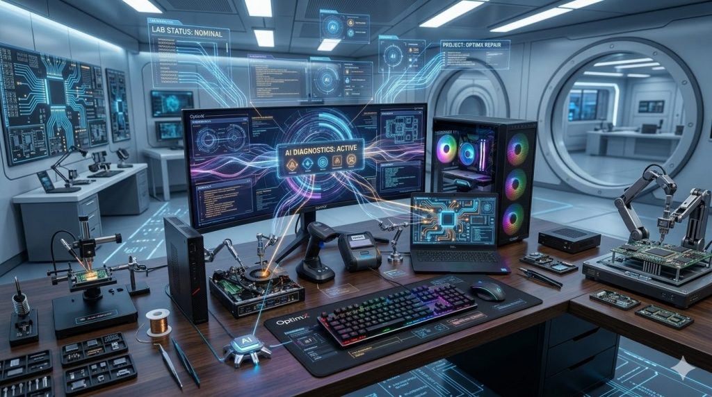 AI repară calculatorul folosind inteligență artificială