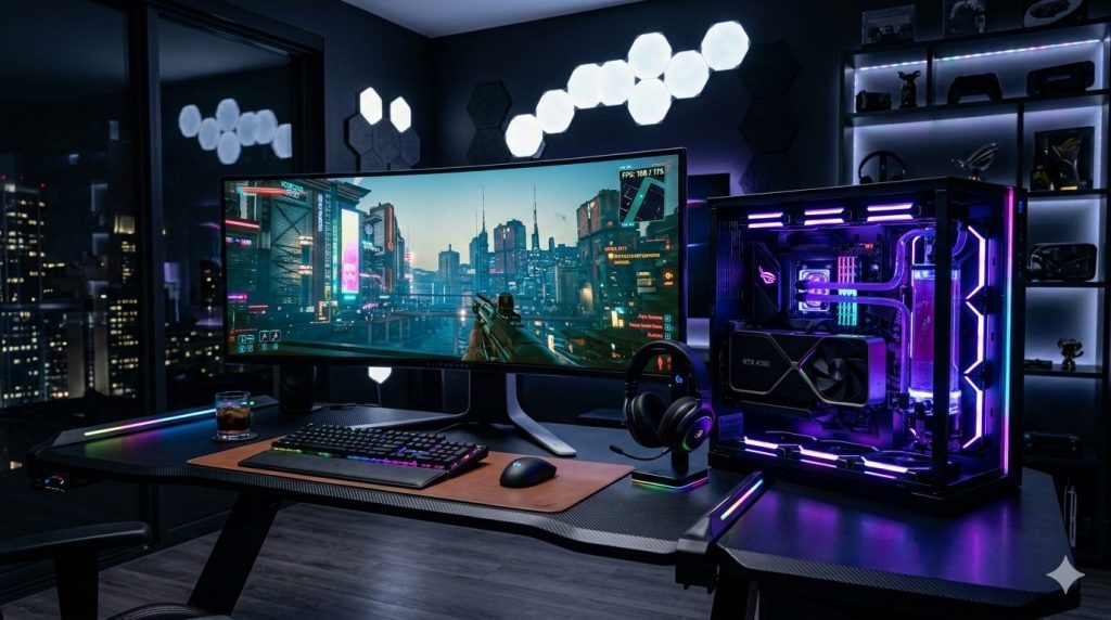 creștere FPS în jocuri pe PC folosind un sistem gaming performant