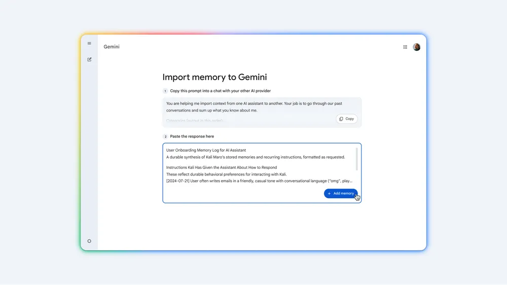 procesul de migrare către Gemini