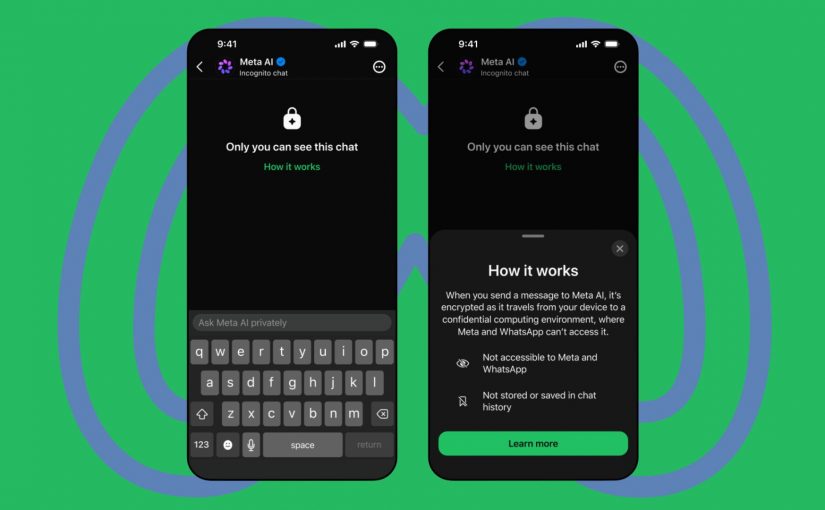 WhatsApp anunță modul incognito pentru conversațiile cu Meta AI