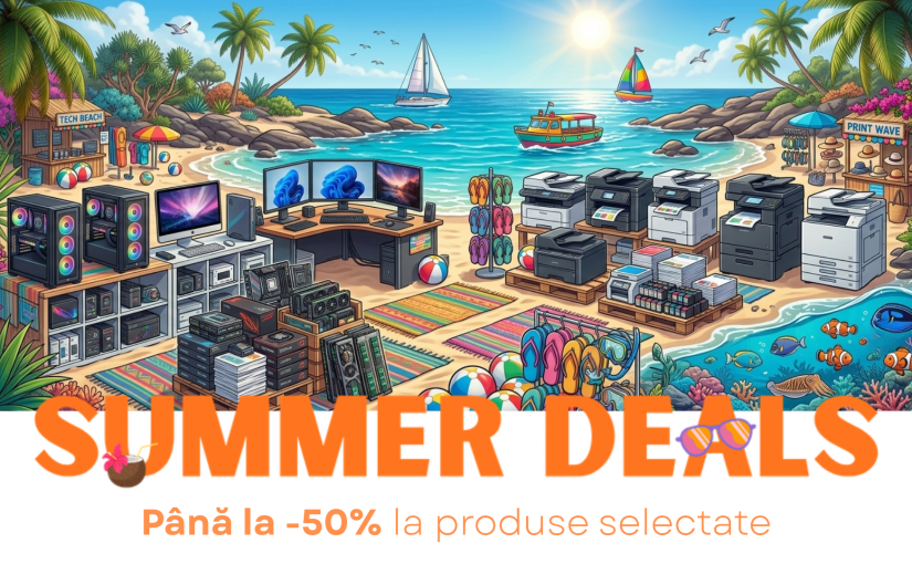 Summer Deals la Interlink: reduceri de p&acirc;nă la 50% la calculatoare și imprimante