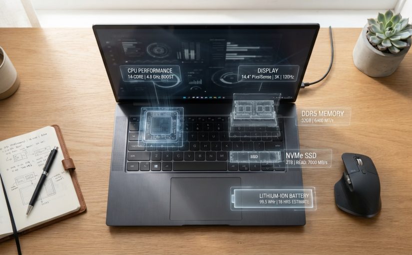 Cele mai importante specificații pe care să NU le ignori c&acirc;nd cumperi un laptop