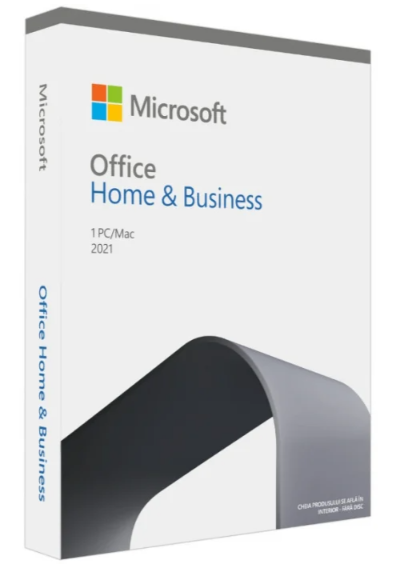 Licenta retail Microsoft Office Home and Business 2021, English, EuroZone, Medialess