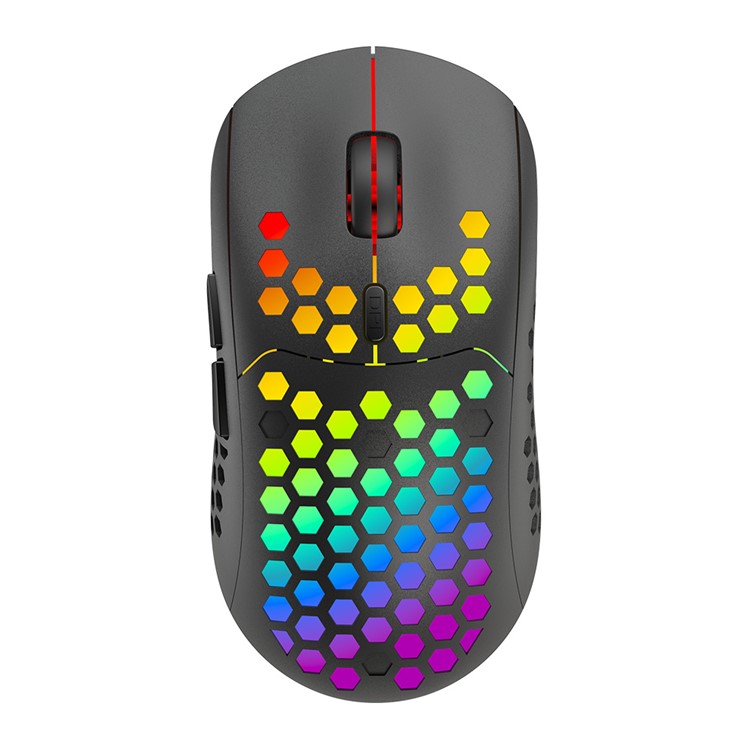 Imagine produs: Mouse Nou IBLANCOD BL110, 3200dpi, 5 Butoane, RGB, Negru, Wireless