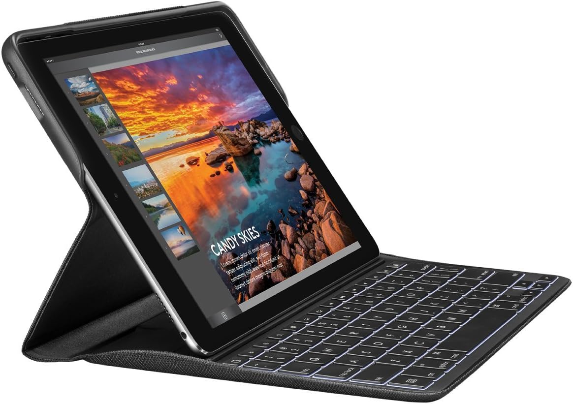 Product image: Husa Noua Logitech Create pentru iPAD Pro 9,7", US, Neagra