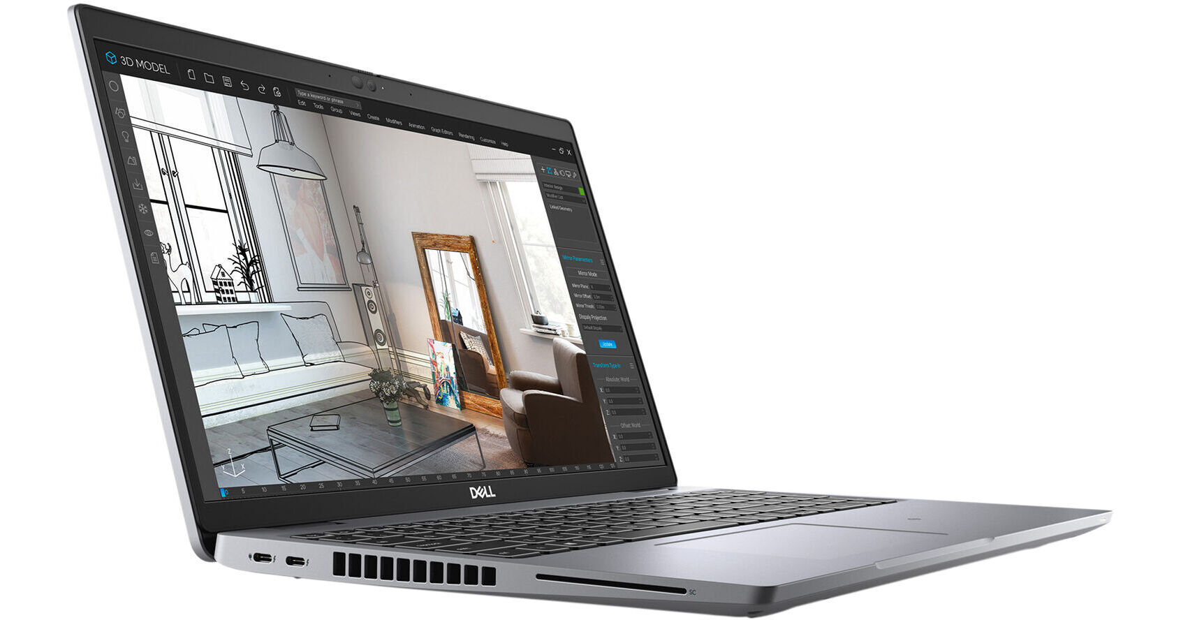 Laptop Second Hand DELL Precision 3560, Intel Core i7-1165G7 1.20 - 4.70GHz, 16GB DDR4, Nvidia Quadro T500, 512GB SSD, Webcam, 15.6 Inch Full HD