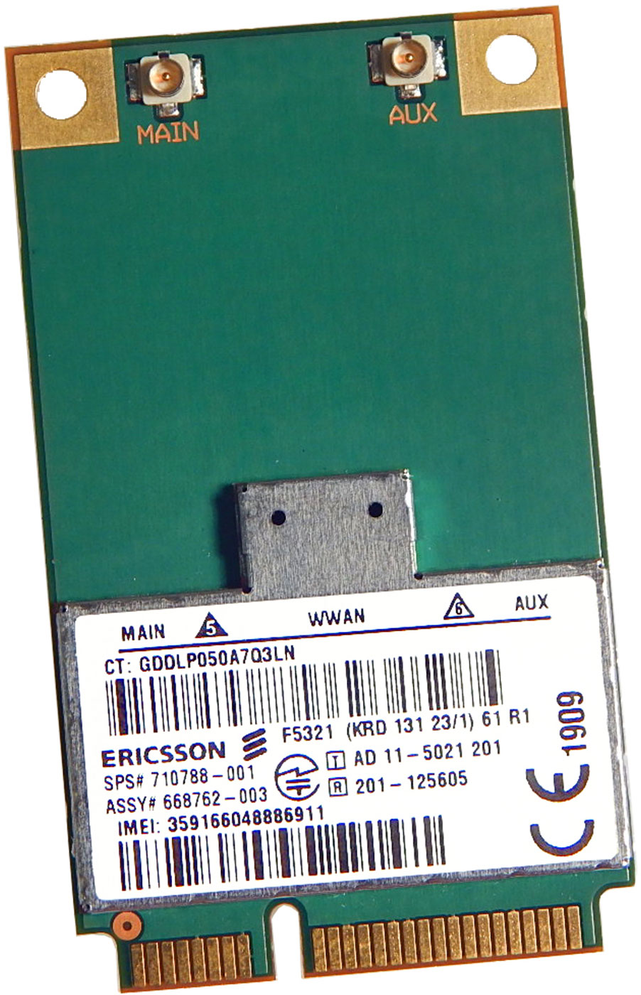 Product image: Modul 3G Wireless HP Ericsson F5321, Second Hand