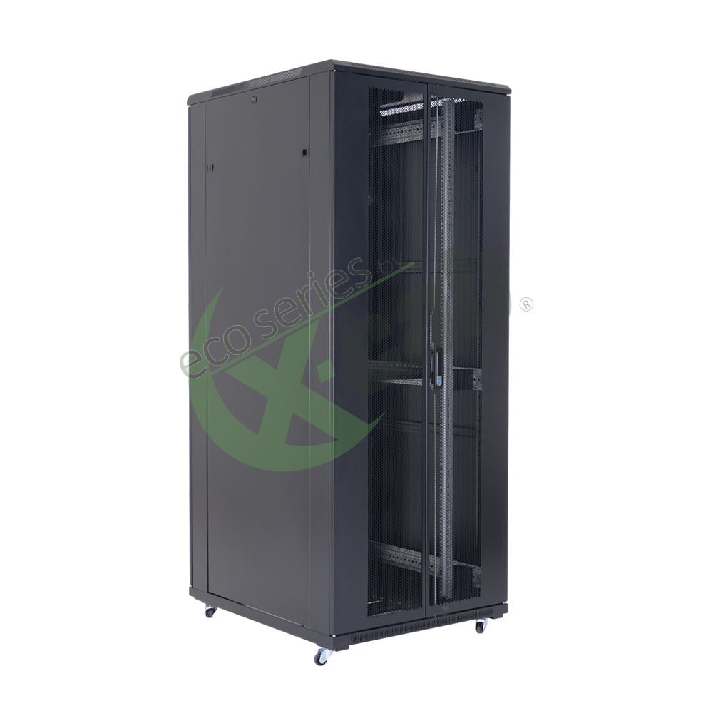 Imagine produs: Cabinet metalic de podea 19", tip rack stand alone, 27U 800x1000 mm, Eco Xcab A3 MD