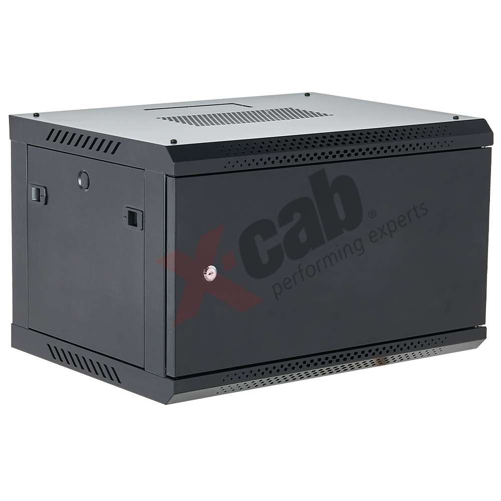 Imagine produs: Cabinet metalic de perete 19", tip rack wallmount, 12U 600x600 mm, Xcab M Negru
