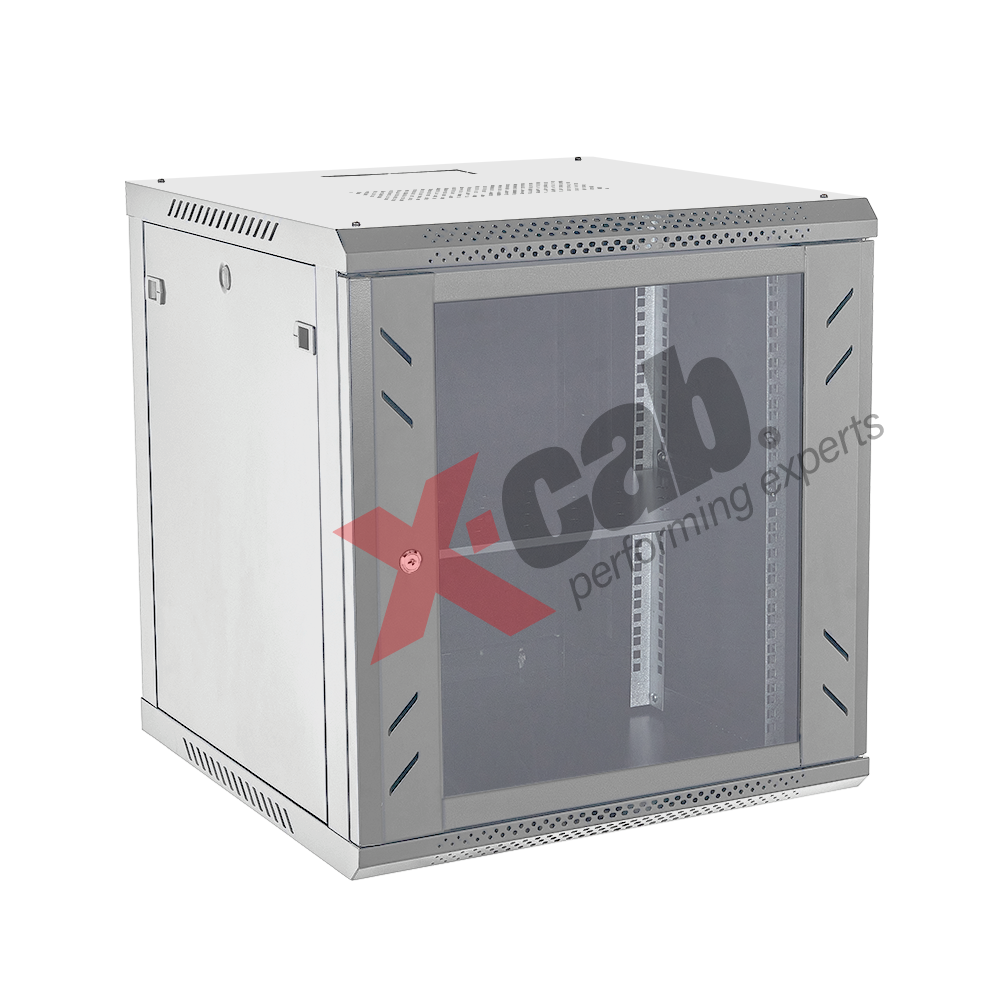 Imagine produs: Cabinet metalic de perete 19", tip rack wallmount, 12U 600x600 mm, Xcab S Gri