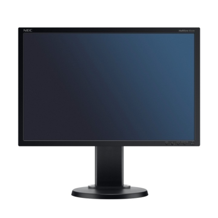 Monitor Nec MultiSync E222W, 22 Inch LCD, WideScreen, 1680 x 1050, 5ms, DVI, VGA,