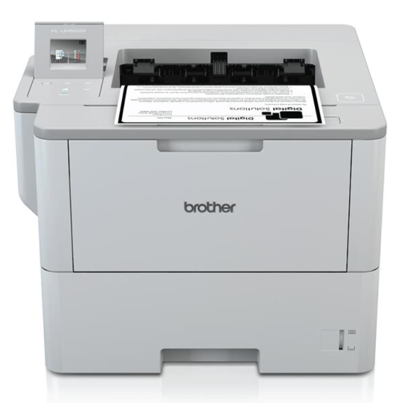 Imprimanta Second Hand Laser Monocrom Brother HL-L6450DW, Duplex, A4, 50ppm, 1200 x 1200 dpi, Wireless, Retea, USB, Toner si drum noi