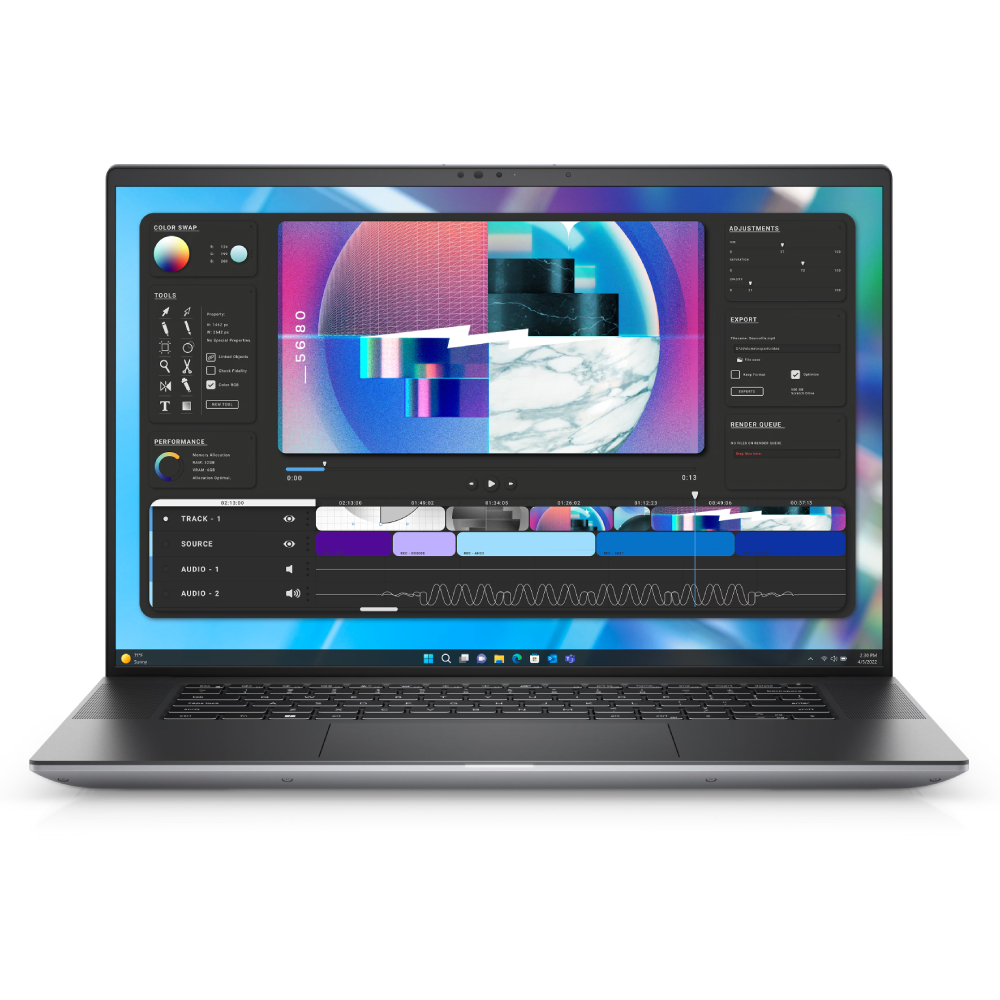 Workstation Mobil Second Hand DELL Precision 5680, Intel Core i7-13800H pana la 5.20GHz, 32GB DDR5, 256GB SSD,nVidia RTX 1000 ADA 6GB, 16" FHD+,Webcam, Windows 11 Pro