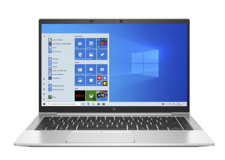 Laptop Refurbished HP EliteBook 845 G8, AMD Ryzen 5 PRO 5650U 2.3 - 4.2GHz, 8GB DDR4, 256GB SSD, 14" FHD, Webcam + Windows 11 Pro